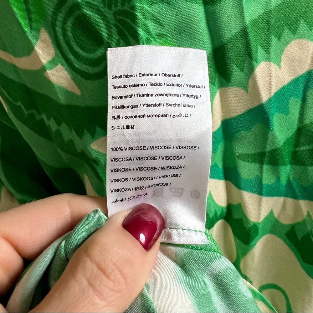 Anthropologie Farm Rio Tropical Groove Circle Cut Out Midi Dress Small - Picture 12 of 12